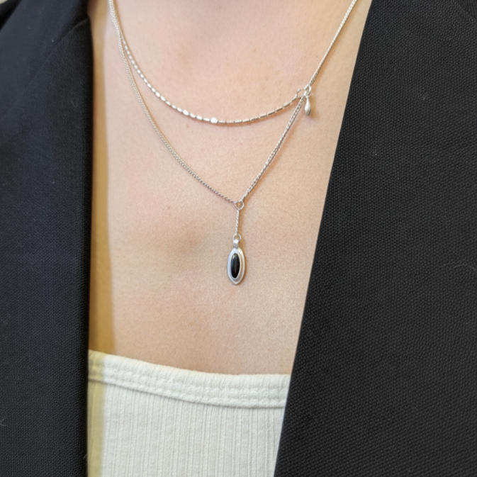 Layer Black Necklace
