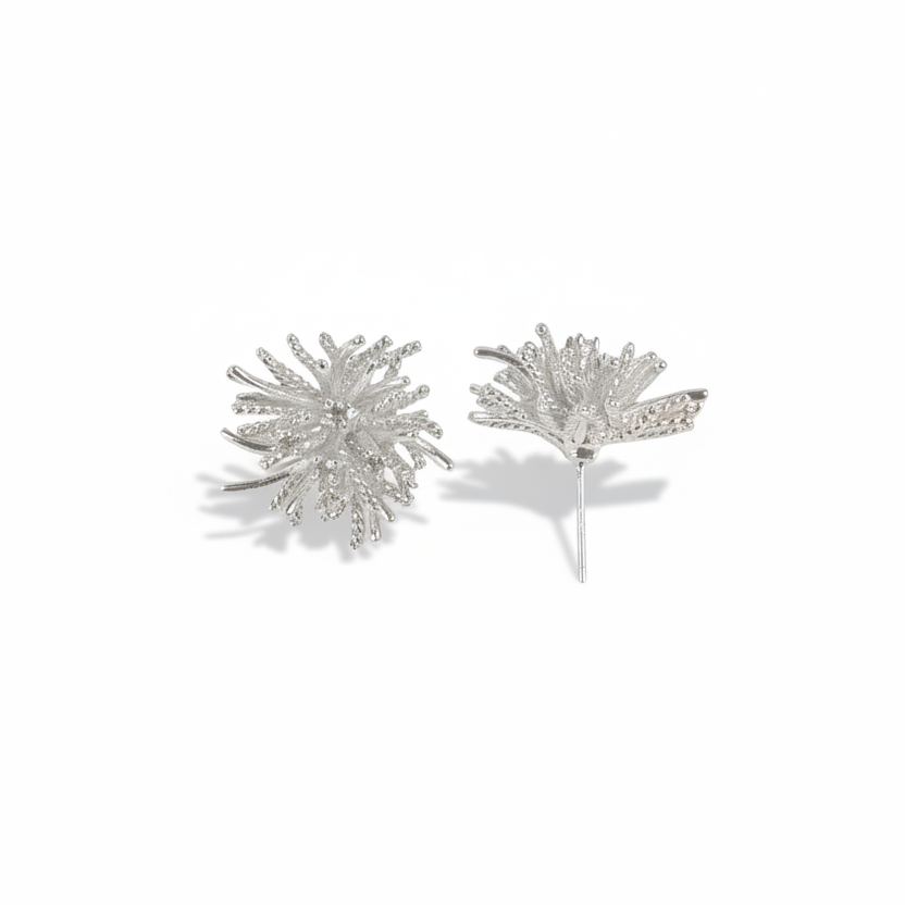 Coral Bloom Earrings