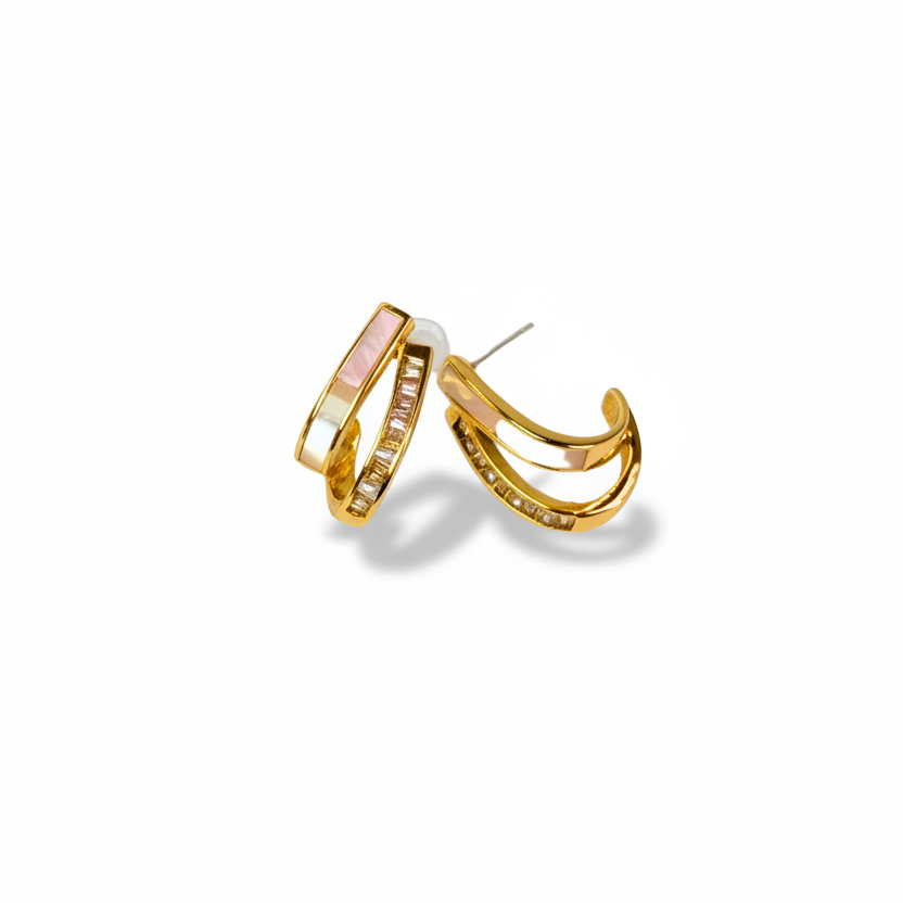 Dual Glint Earrings