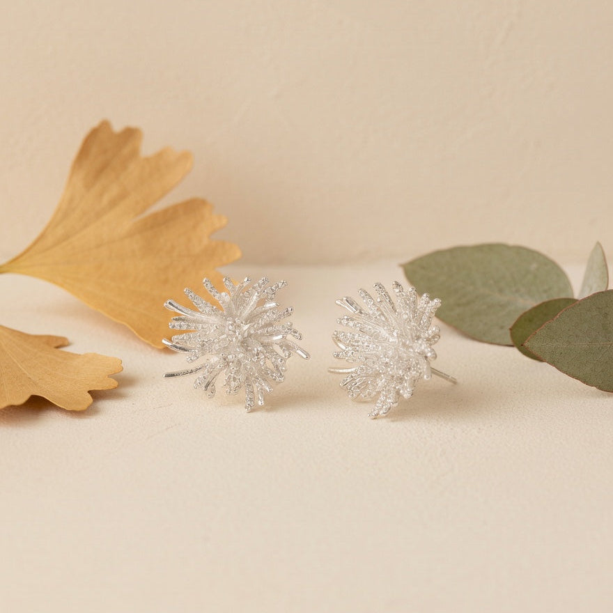 Coral Bloom Earrings