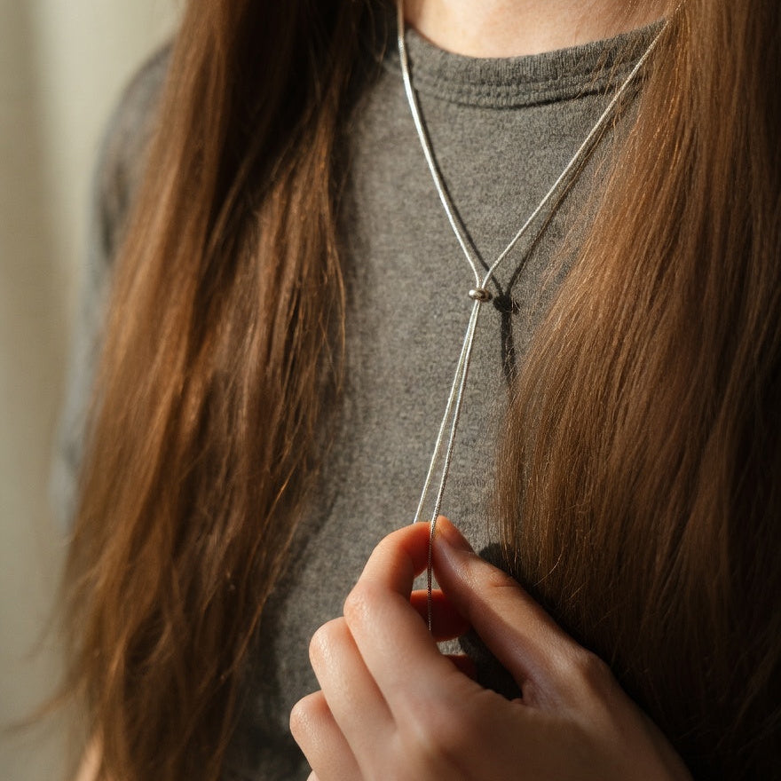 Thread Drape Necklace