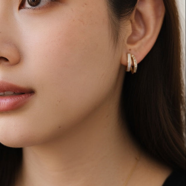 Dual Glint Earrings