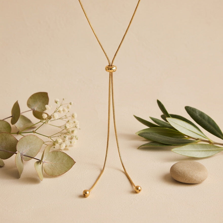 Thread Drape Necklace