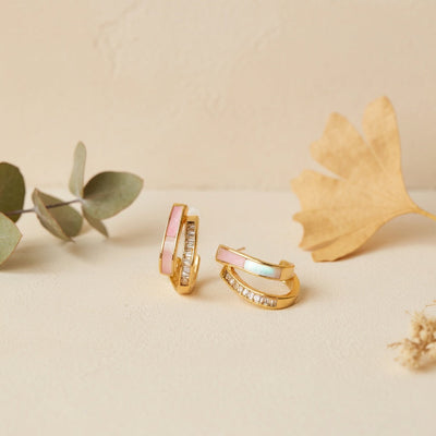 Dual Glint Earrings